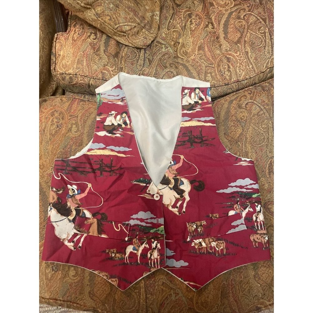 Vintage Childrens Cowboy Vest